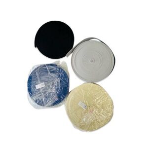 New Set of Four 1 inch Knit Elastic Band Wheels